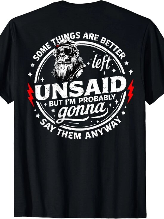 Sara Other - Some Things are Better Left Unsaid But I'm Probably On Back T-Shirt  249